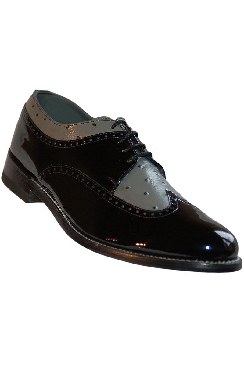Stacy Baldwin "Spectator" Black and Grey Stacy Baldwin Formal Shoes