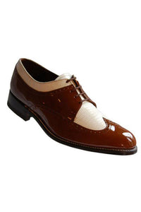 Stacy Baldwin "Spectator" Brown and White Stacy Baldwin Formal Shoes