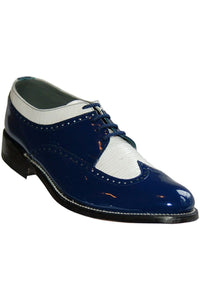 Stacy Baldwin "Spectator" Royal Blue and White Stacy Baldwin Formal Shoes
