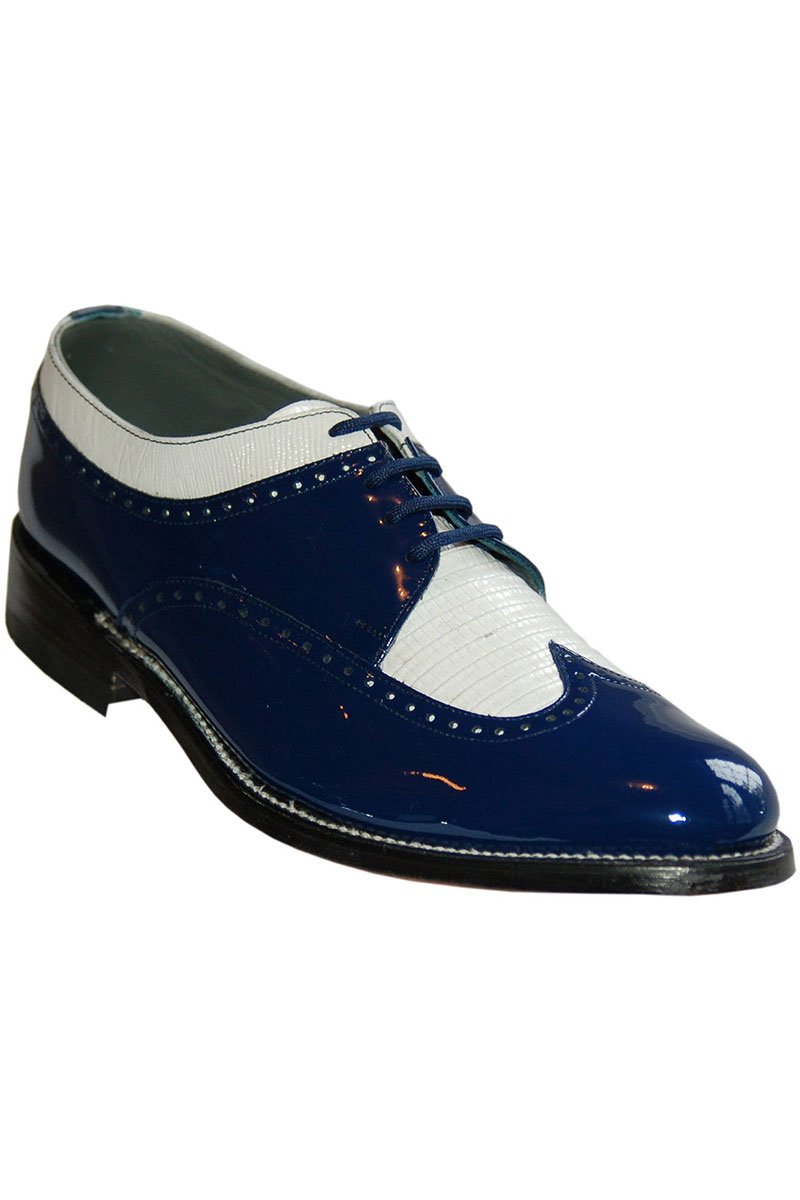 Stacy Baldwin Spectator Blue and White Stacy Baldwin Formal Shoes 9 Wide (EE) Stacy Baldwin Spectator Blue and White Stacy Baldwin Formal Shoes 9 Wide (EE)