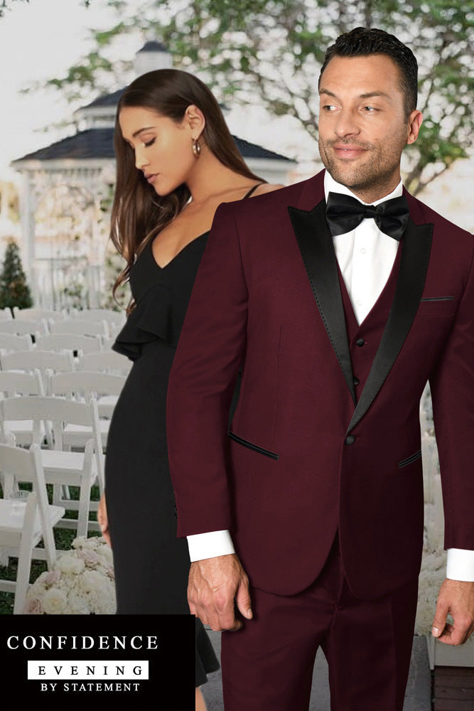 Maroon Tuxedo Suit!! . . Get... - Jansevak Designer Studio | Facebook