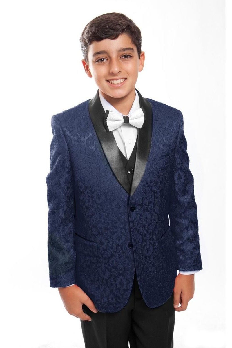 Tazio "Cruz" Tazio Kids Navy 5-Piece Tuxedo