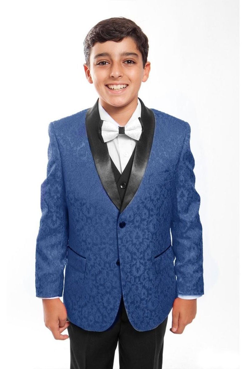 Tazio "Cruz" Tazio Kids Royal Blue 5-Piece Tuxedo