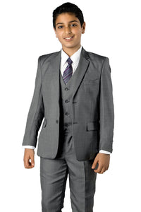 Tazio "Jacob" Kids Mid-Grey 5-Piece Suit