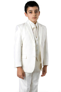 Tazio "Jacob" Kids Off-White 5-Piece Suit