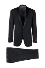 Tiglio "Beckham" Black 1-Button Shawl Tuxedo