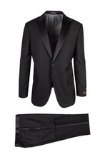 Tiglio "Tufo" Black 2-Button Peak Tuxedo