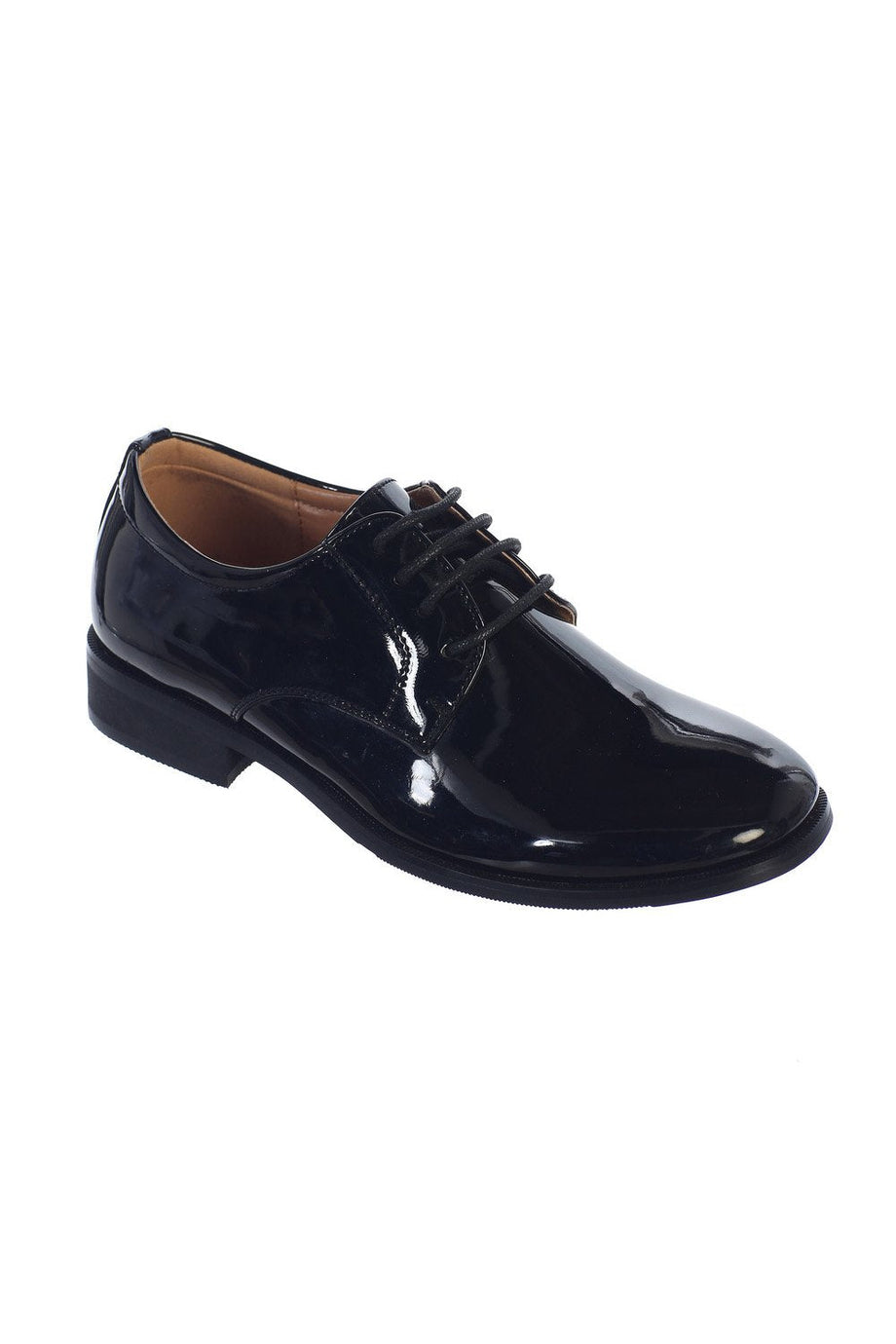 Tip Top "Carson" Kids Black Tuxedo Shoes