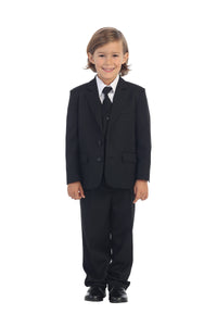 Tip Top "Charlie" Kids Black Suit 5-Piece Set