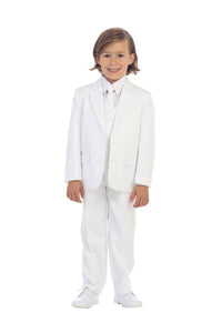 Tip Top "Charlie" Kids White Suit 5-Piece Set