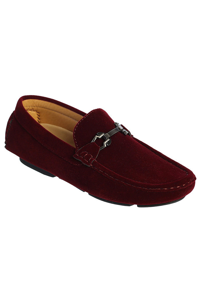 Tip Top "Fresno" Kids Burgundy Dress Shoes