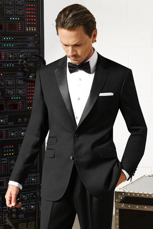 Trend "Trend" Black 2-Button Notch Tuxedo