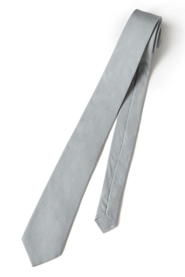 Tux Park Grey Linen Necktie