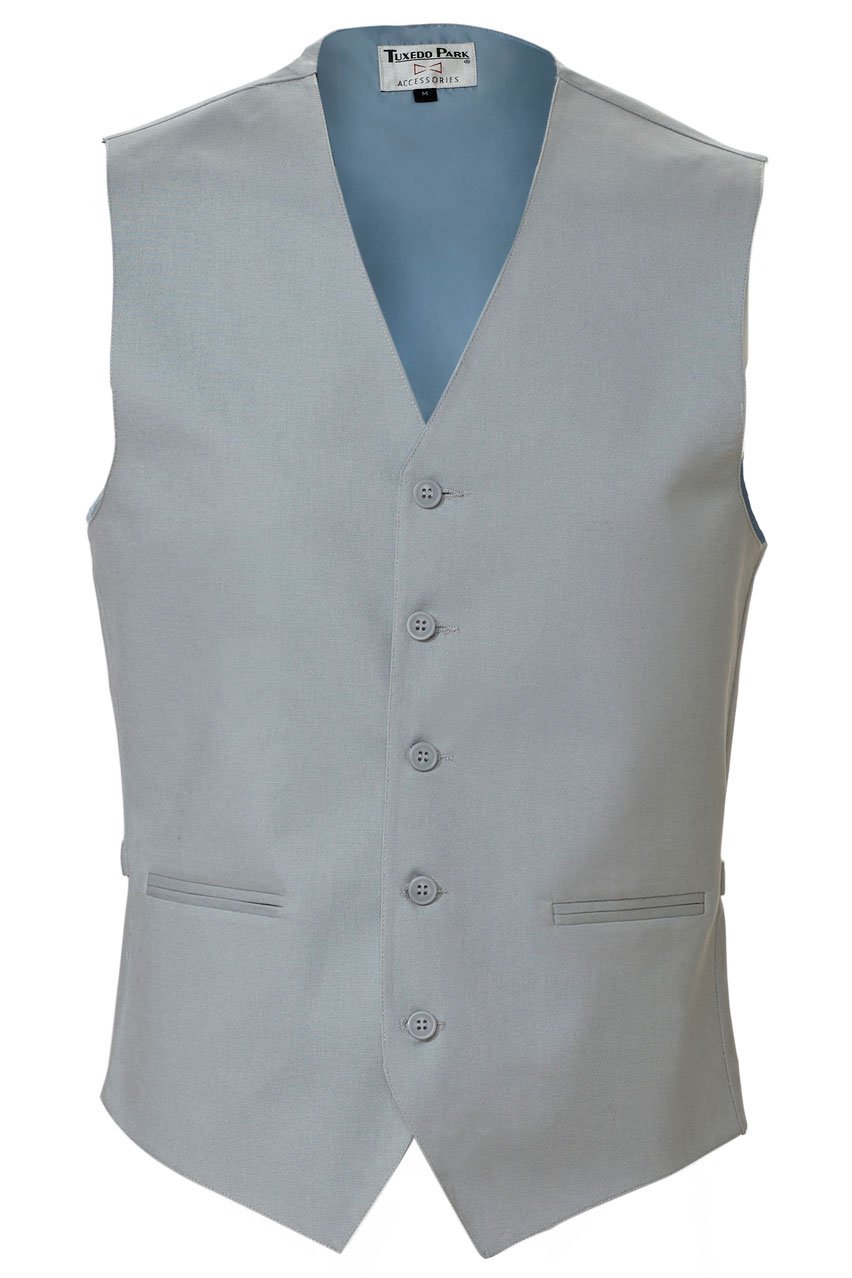 Tux Park Grey Linen Vest