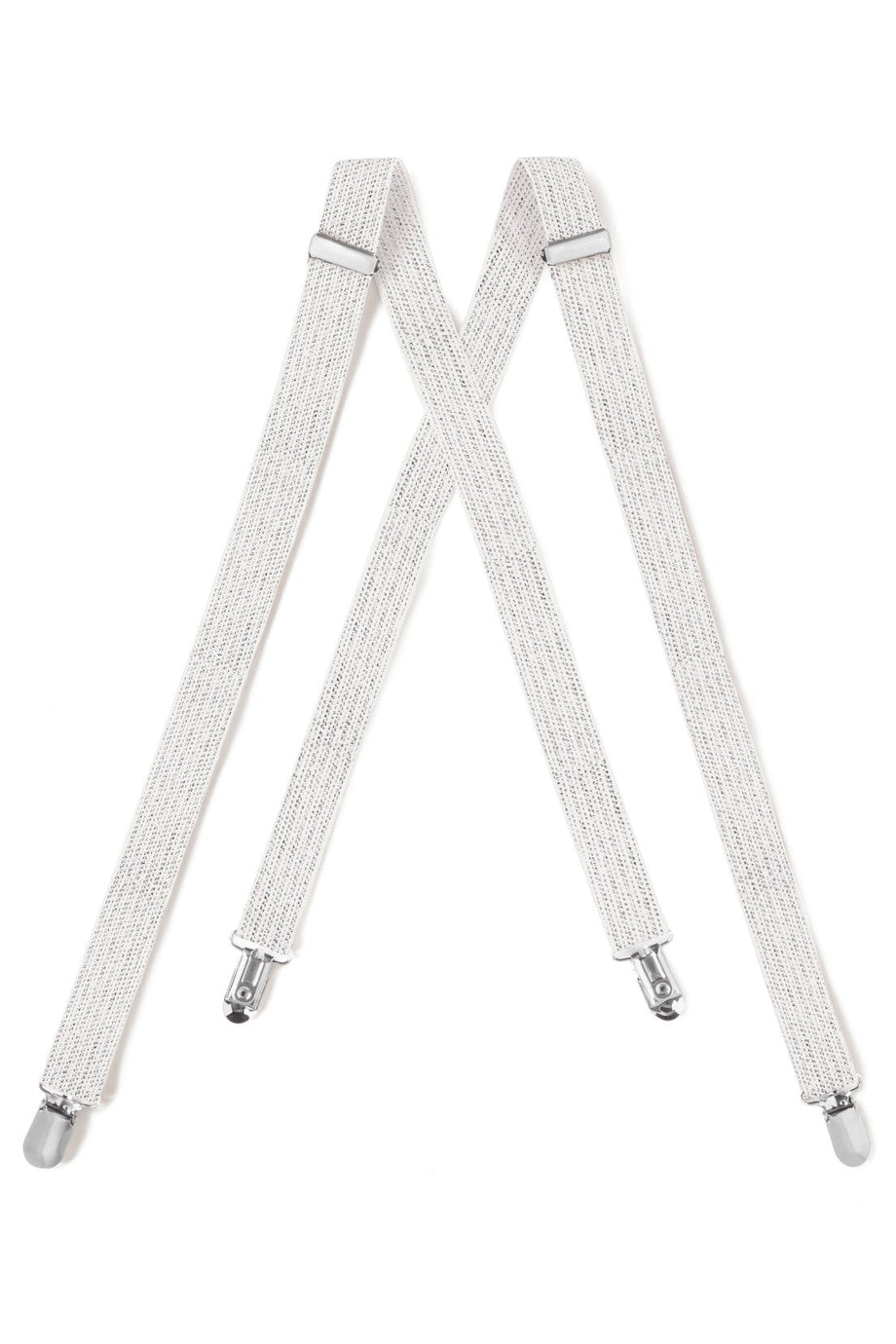 Tux Park "Silver Metallic" Suspenders