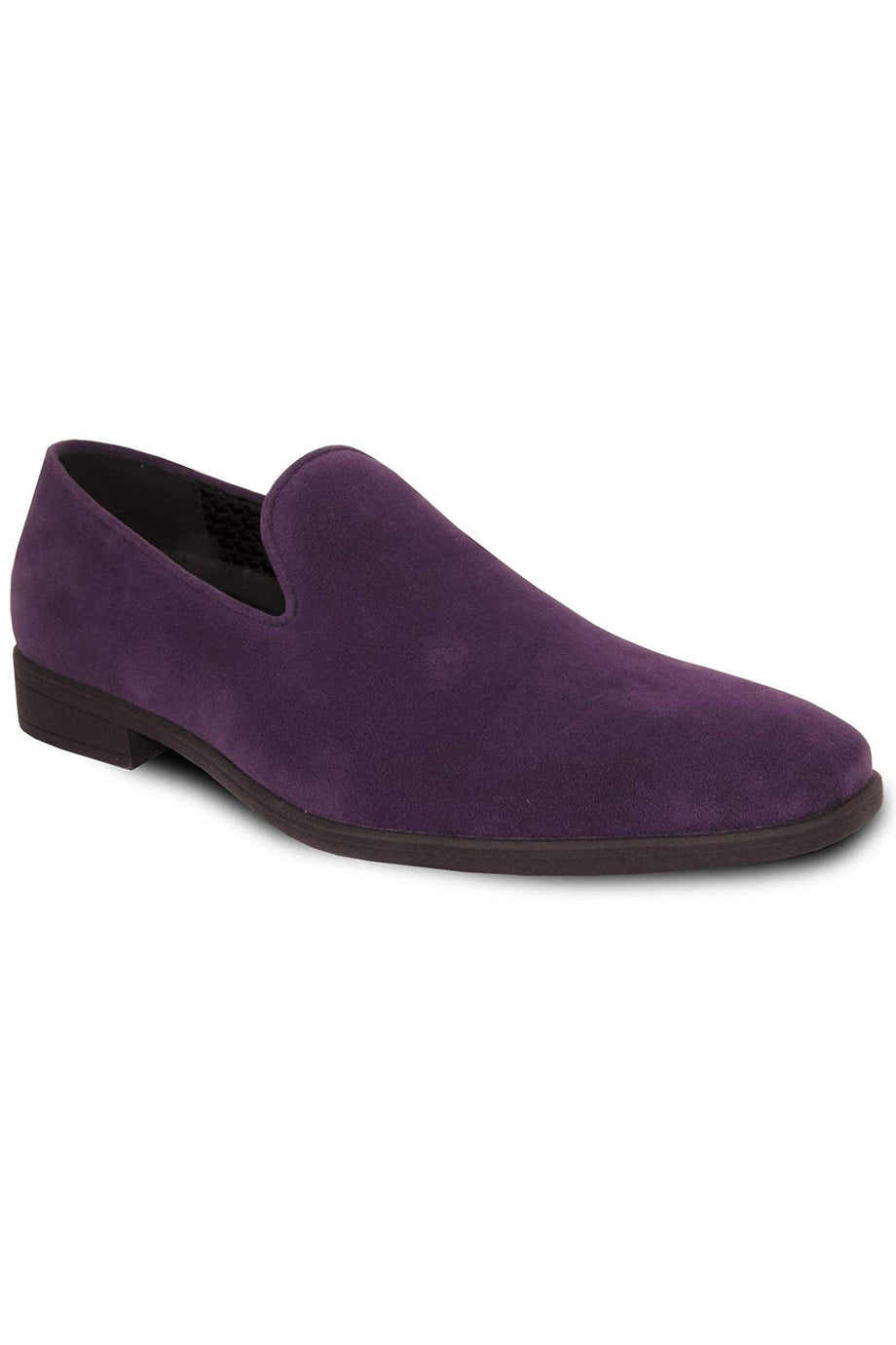 Vangelo "Chelsea" Purple Suede Tuxedo Shoes