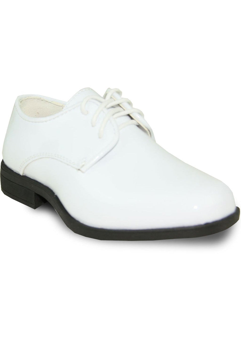 Vangelo "Sarno" Kids White Tuxedo Shoes