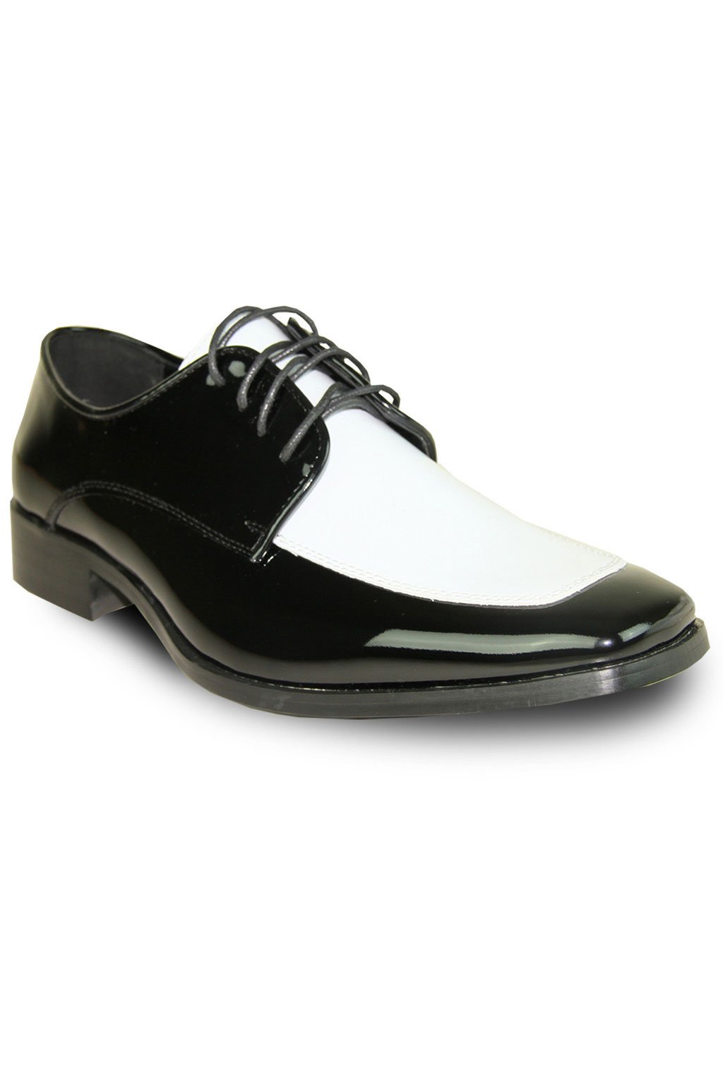 Vangelo "Vittorio" Black and White Vangelo Tuxedo Shoes