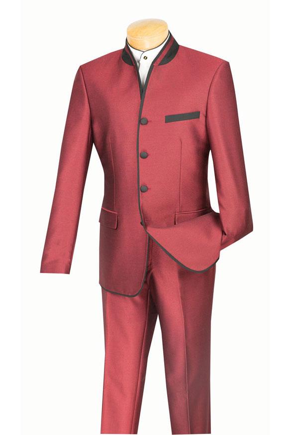 Vinci "Darius" Burgundy Tuxedo