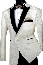 Vinci "Elegant" Ivory Tuxedo Jacket (Separates)