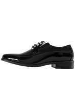 Viotti "179" Black Striped Tuxedo Shoes