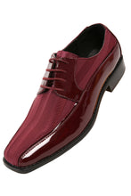 Viotti "179" Burgundy Striped Tuxedo Shoes