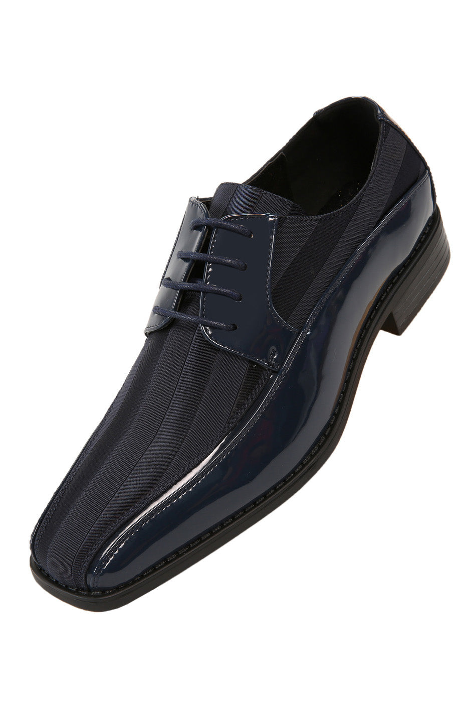 Viotti "179" Navy Striped Tuxedo Shoes
