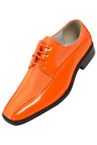 Viotti "179" Orange Striped Tuxedo Shoes