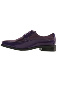 Viotti "179" Purple Striped Tuxedo Shoes
