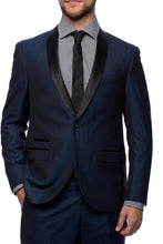 West End "Rowan" Navy 1-Button Shawl Tuxedo